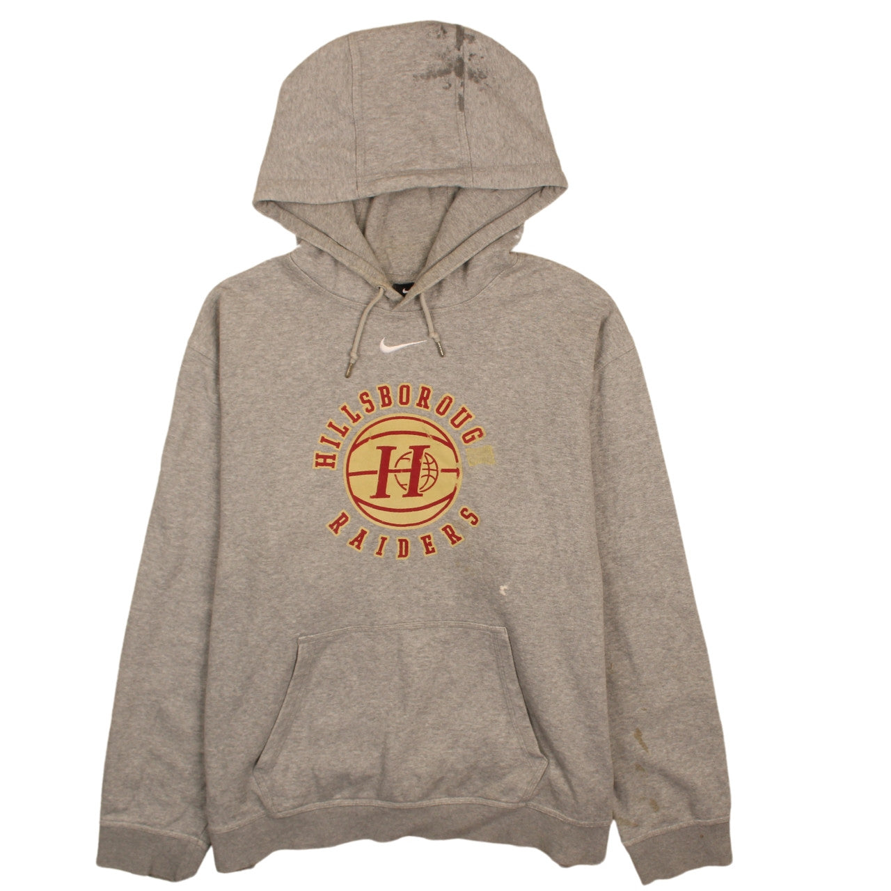 Nike Men's Grey XL Hillsborough Raiders Pullover Hoodie