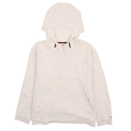 Fila Men’s Beige Pullover Hoodie M Regular Fit Fleece