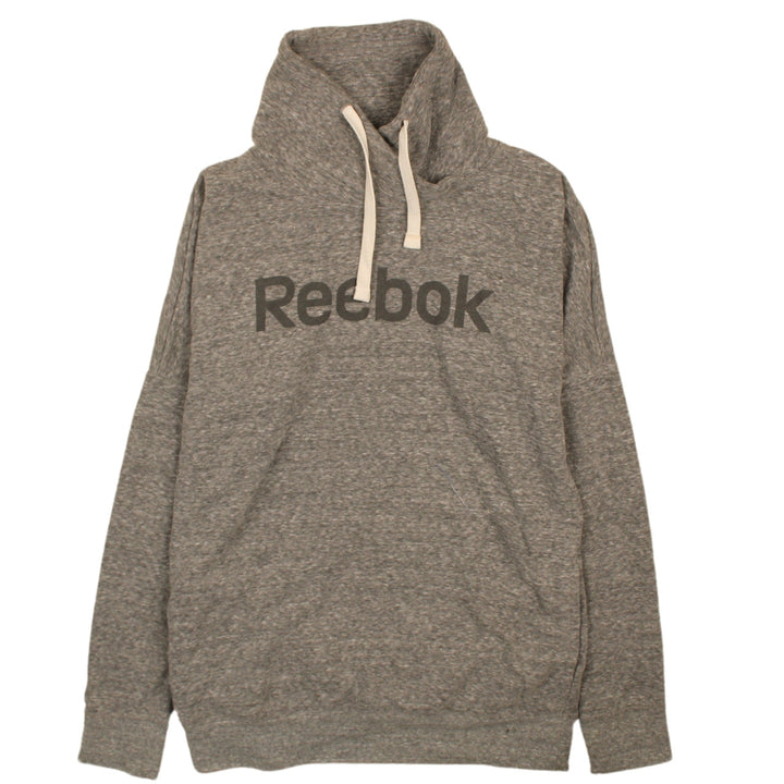 Reebok Men's Grey XS Pullover Hoodie High Neck Sportswear