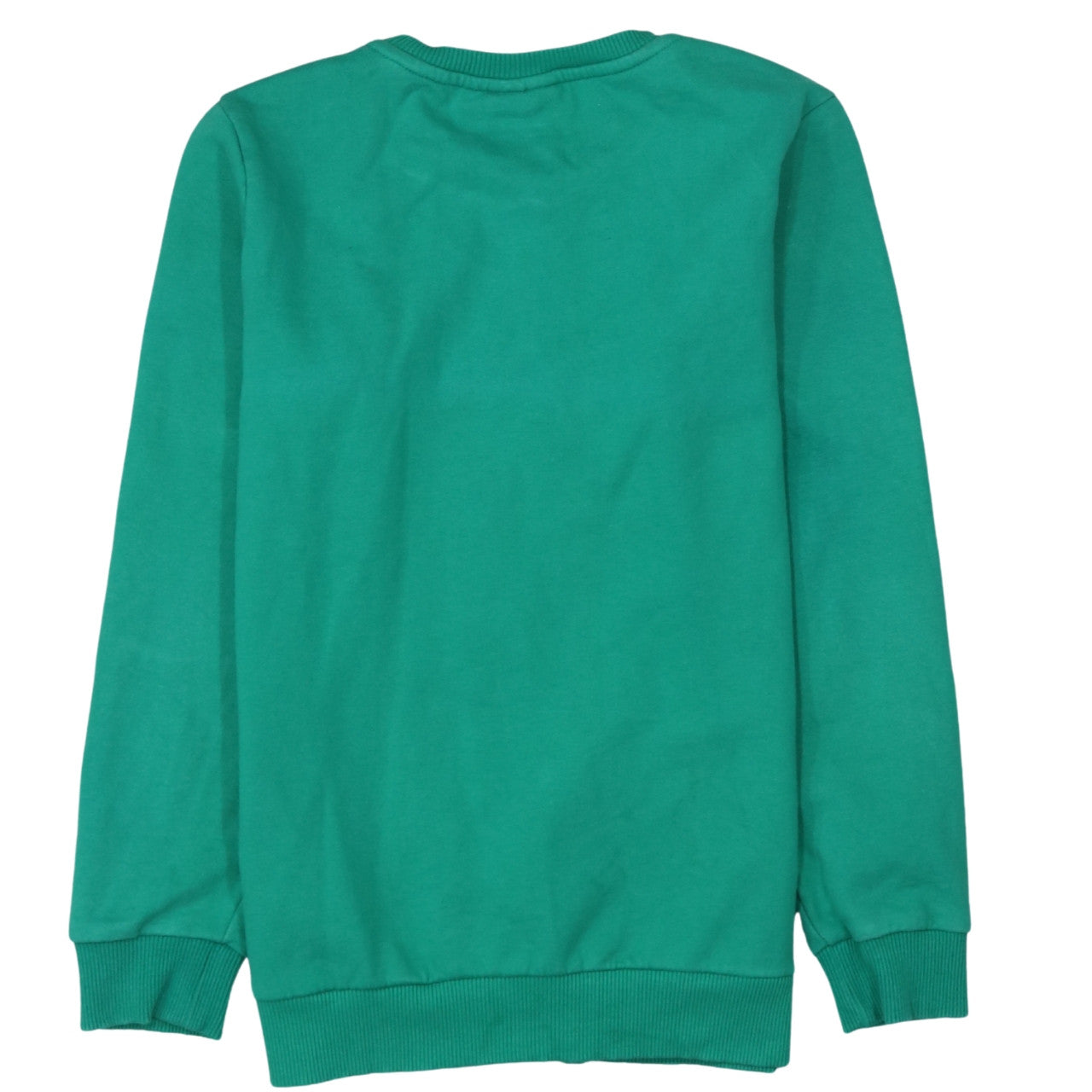 Napapijri Women’s Green Cotton Blend Logo Sweatshirt Size 12