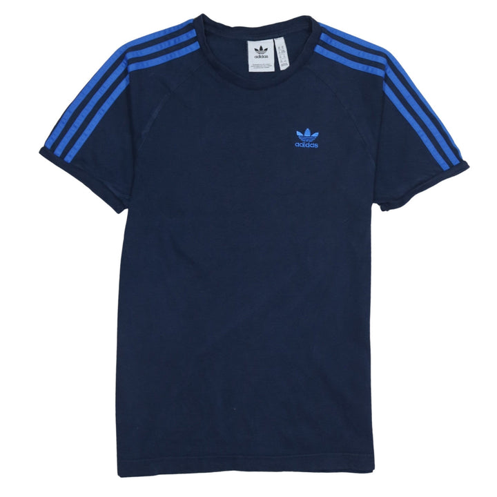 adidas Men Blue XS Crew Neck Short Sleeve Sports T-Shirt