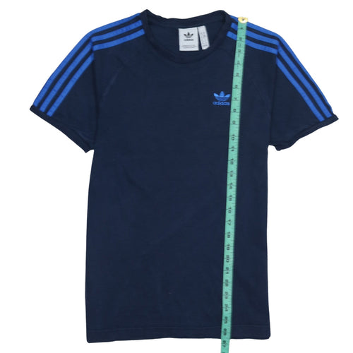 adidas Men Blue XS Crew Neck Short Sleeve Sports T-Shirt