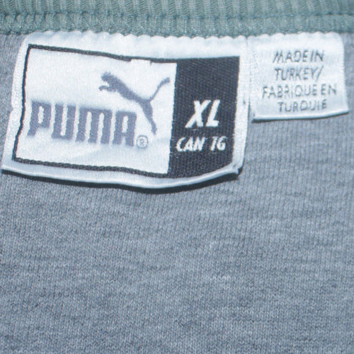 Puma Men's Green XL Crew Neck Pullover Sweatshirt