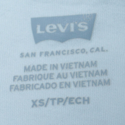 Levi's Men's White XS Crew Neck Logo Graphic Cotton T-Shirt