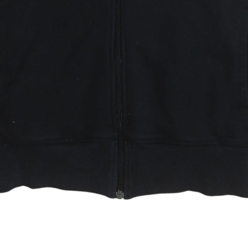 Adidas Women's Black Full Zip Hoodie L Climalite Sport Essentials