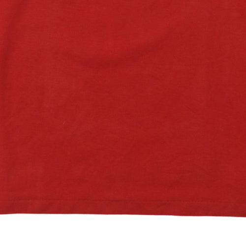 Lacoste Mens Red Long Sleeve Collared Cotton Polo Shirt XL