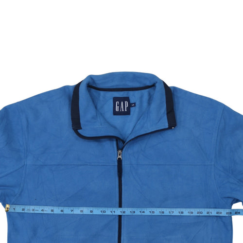 GAP Men’s Blue Fleece Full Zip Casual Jacket Size L