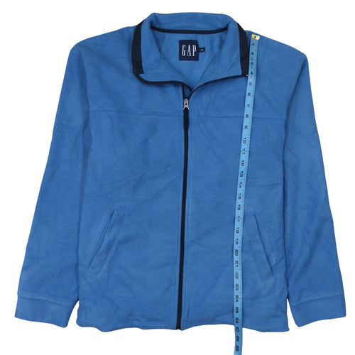 GAP Men’s Blue Fleece Full Zip Casual Jacket Size L