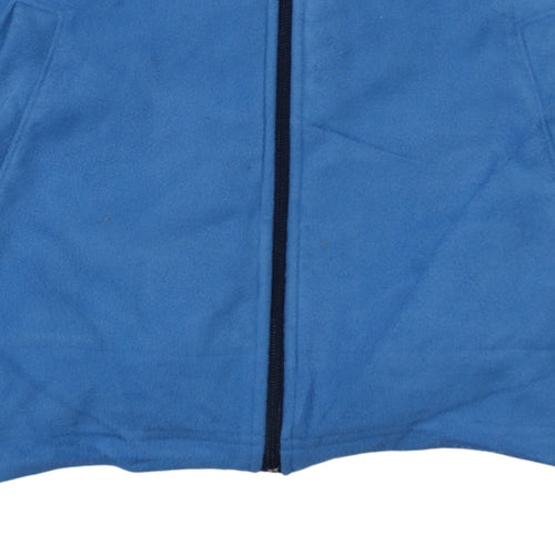 GAP Men’s Blue Fleece Full Zip Casual Jacket Size L