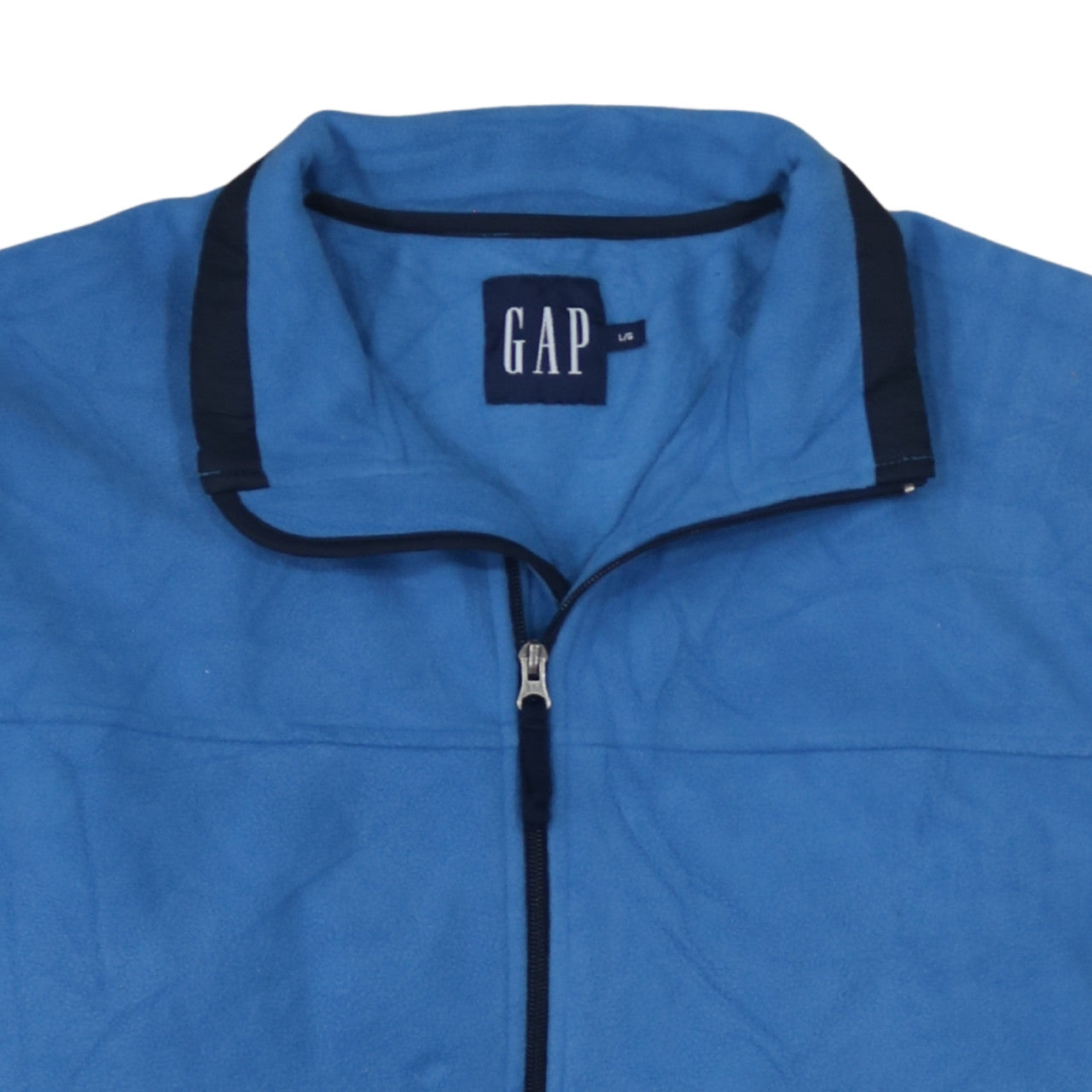 GAP Men’s Blue Fleece Full Zip Casual Jacket Size L