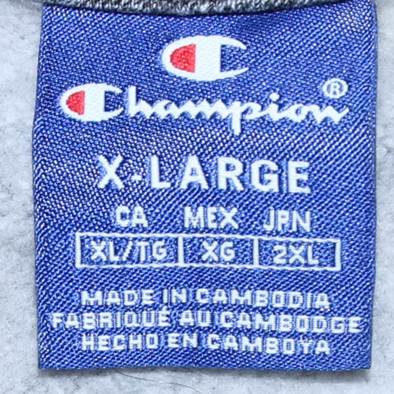 Champion Men's Grey XL Pullover Crew Neck Sweatshirt