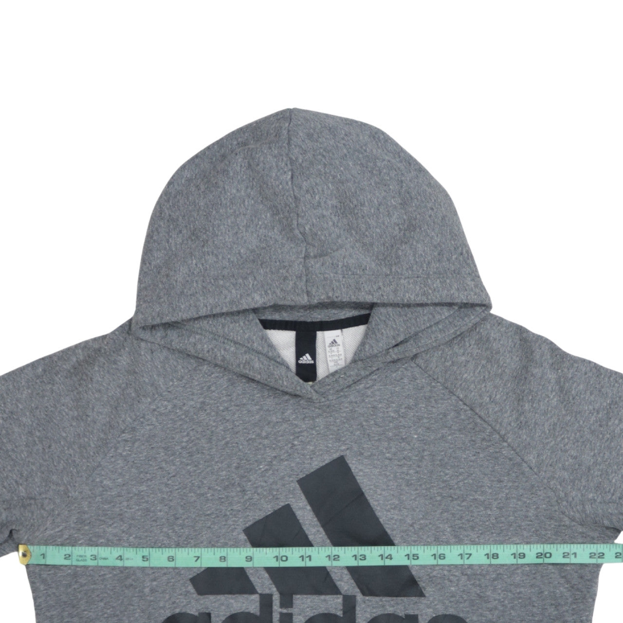 Adidas Womens Grey XL Pullover Hoodie Athletics Logo Sweatshirt