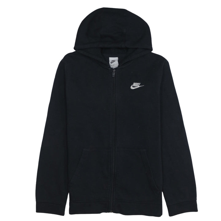 Nike Boys Black Full Zip Fleece Hoodie XL 158-170cm