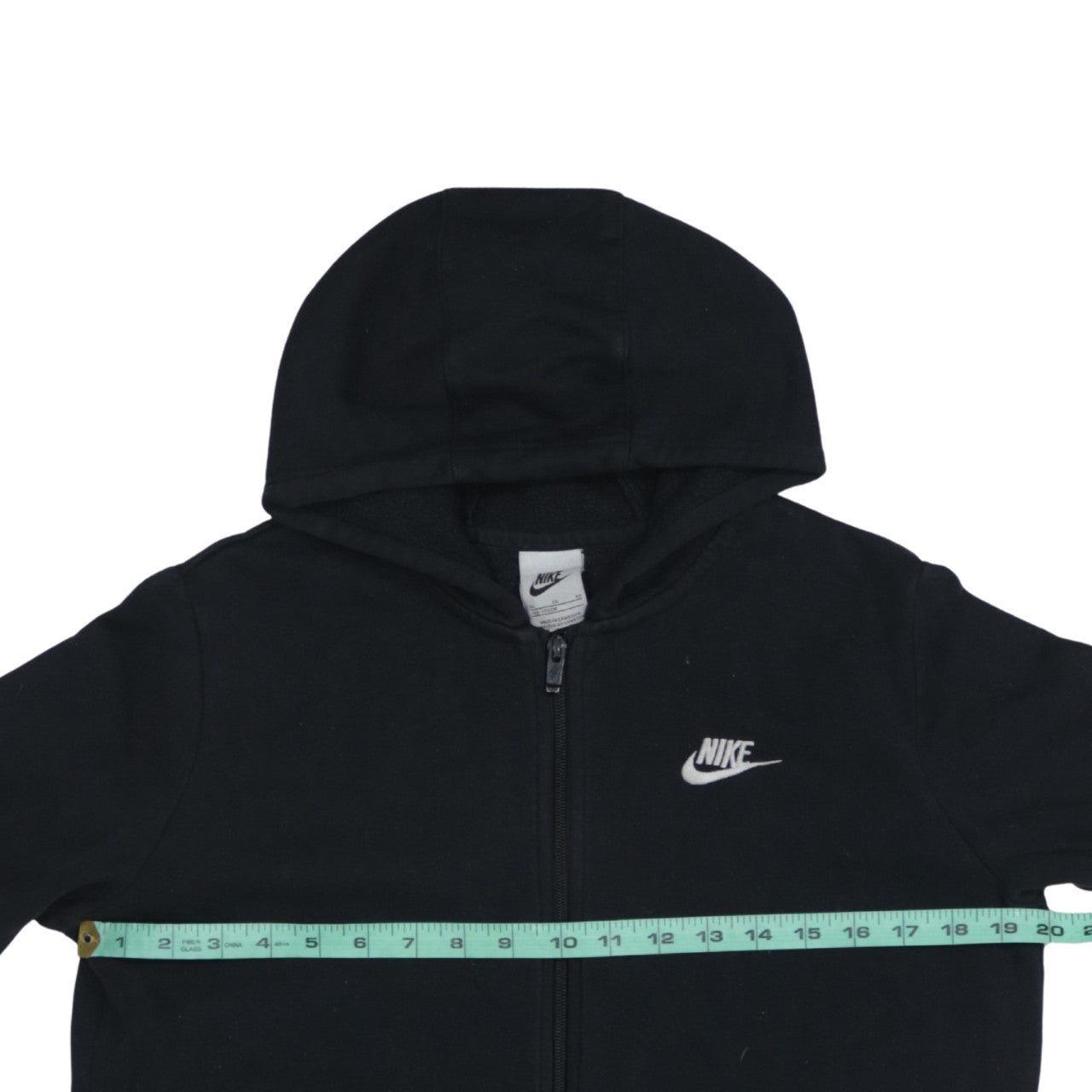 Nike Boys Black Full Zip Fleece Hoodie XL 158-170cm