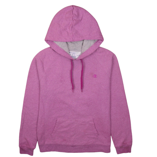 Champion Women Pink Pullover Hoodie Large Hooded Fleece Sweatshirt