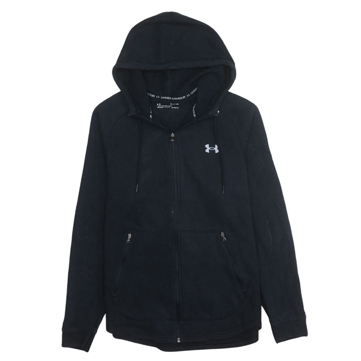 Under Armour Men's Black Small Full Zip Hoodie ColdGear Fleece