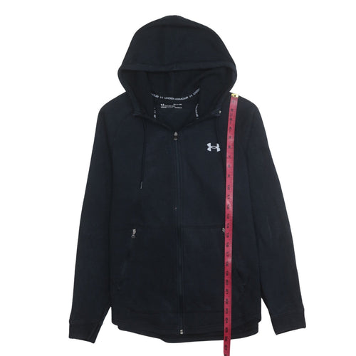 Under Armour Men's Black Small Full Zip Hoodie ColdGear Fleece