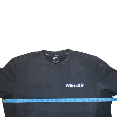 Nike Air Men's Black Crew Neck Pullover Sweatshirt Size M