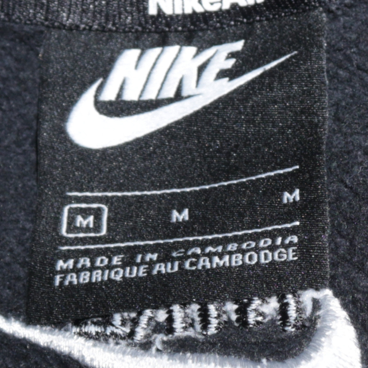 Nike Air Men's Black Crew Neck Pullover Sweatshirt Size M