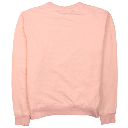Fila Womens Pink Crew Neck Sweatshirt Size S Cotton Logo Casual