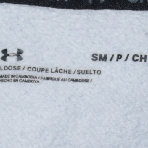 Under Armour Men Blue Full Zip Hoodie Size S Relaxed Fit
