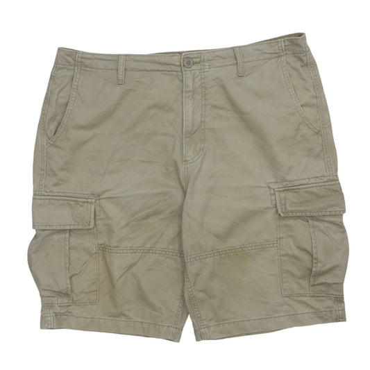 Old Navy Men's Beige Cargo Shorts Size 36 Cotton Casual Outdoor