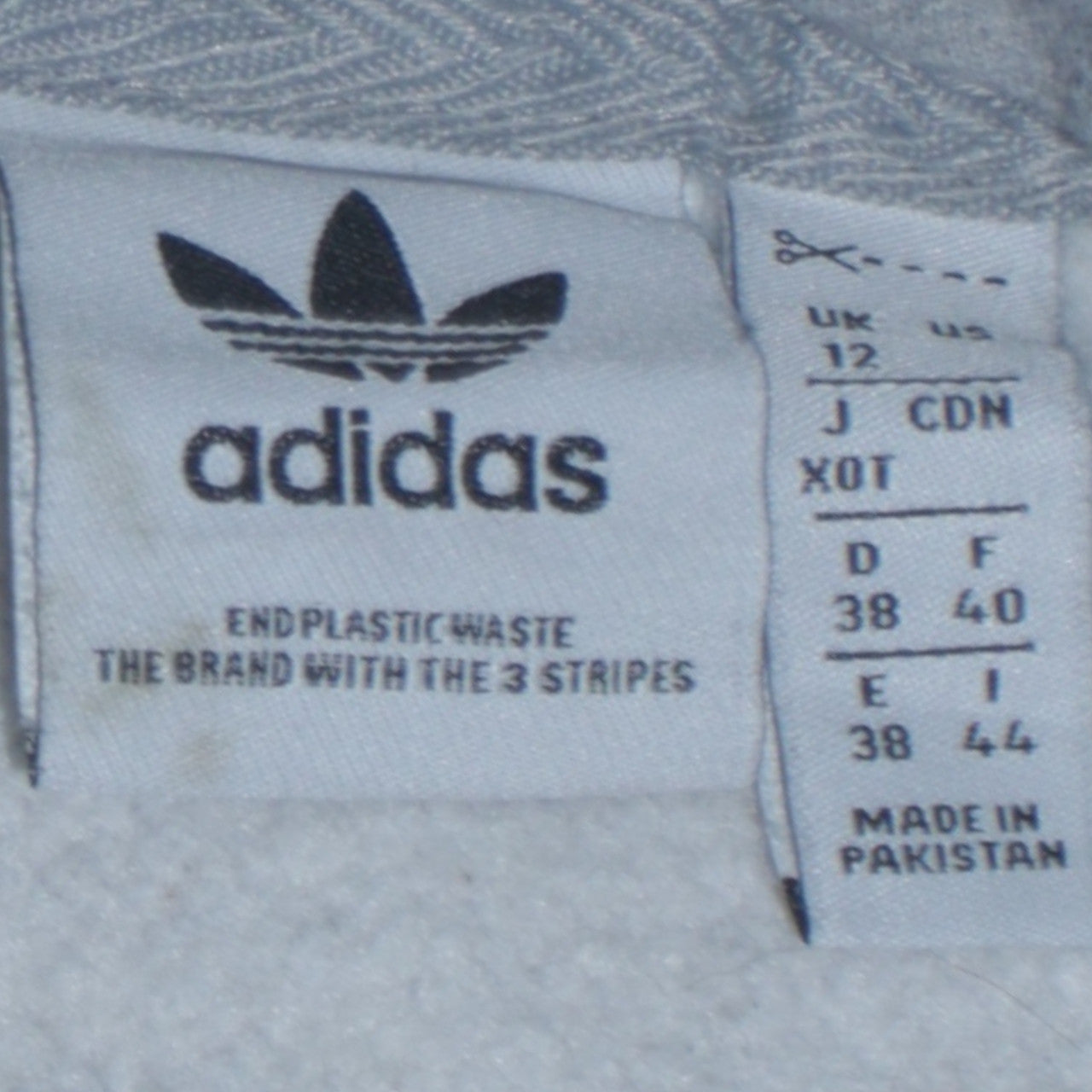 Adidas Women Grey Pullover Hoodie Size 12 Cotton Blend