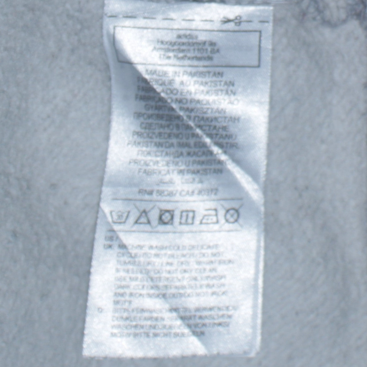 Adidas Women Grey Pullover Hoodie Size 12 Cotton Blend