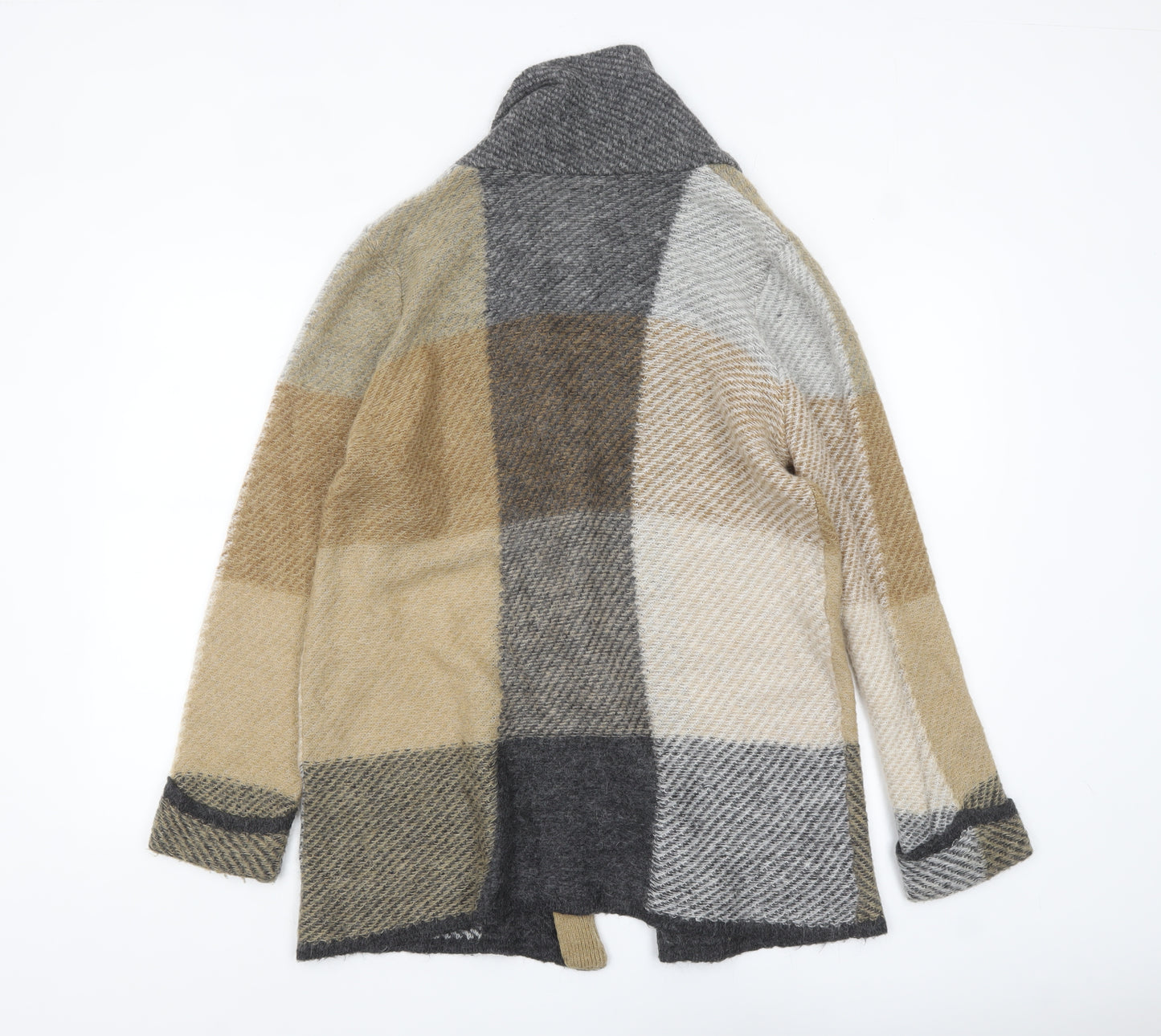 Olsen Women’s Multicoloured Check Knit Cardigan Size 14