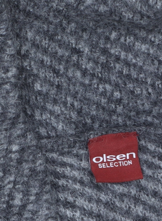 Olsen Women’s Multicoloured Check Knit Cardigan Size 14