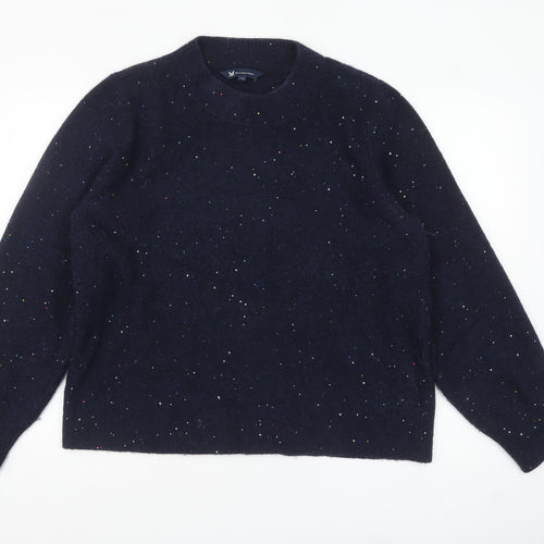 Crew Clothing Women’s Black Sequin Pullover Jumper Size 18