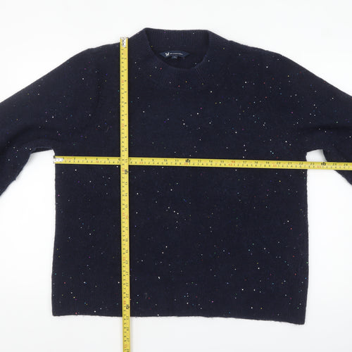 Crew Clothing Women’s Black Sequin Pullover Jumper Size 18