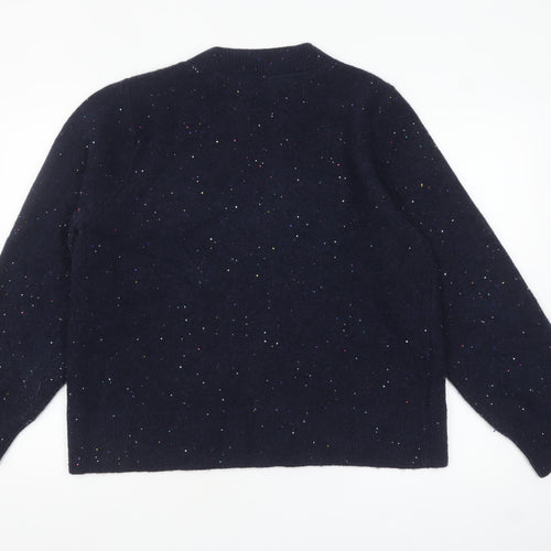 Crew Clothing Women’s Black Sequin Pullover Jumper Size 18