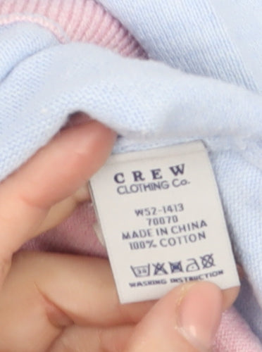Crew Clothing Co. Women's Blue Cotton Button Cardigan Size 14