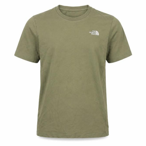 The North Face Boys Green L Short Sleeve Cotton Outdoor T-Shirt