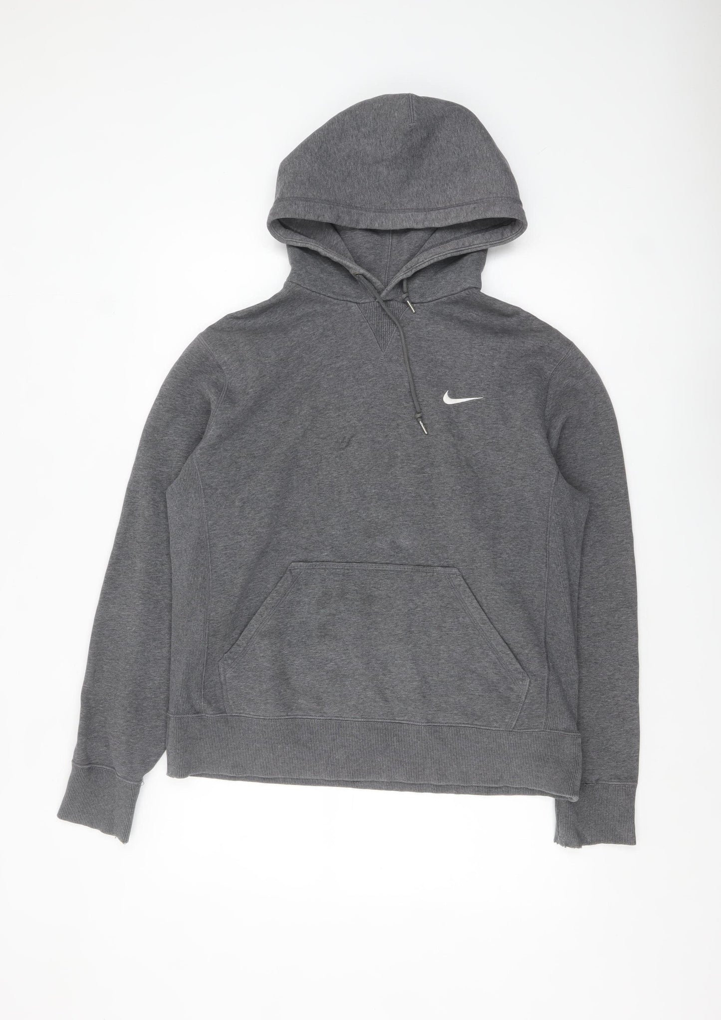 Nike Men's Grey Pullover Hoodie Medium Fleece Sportswear