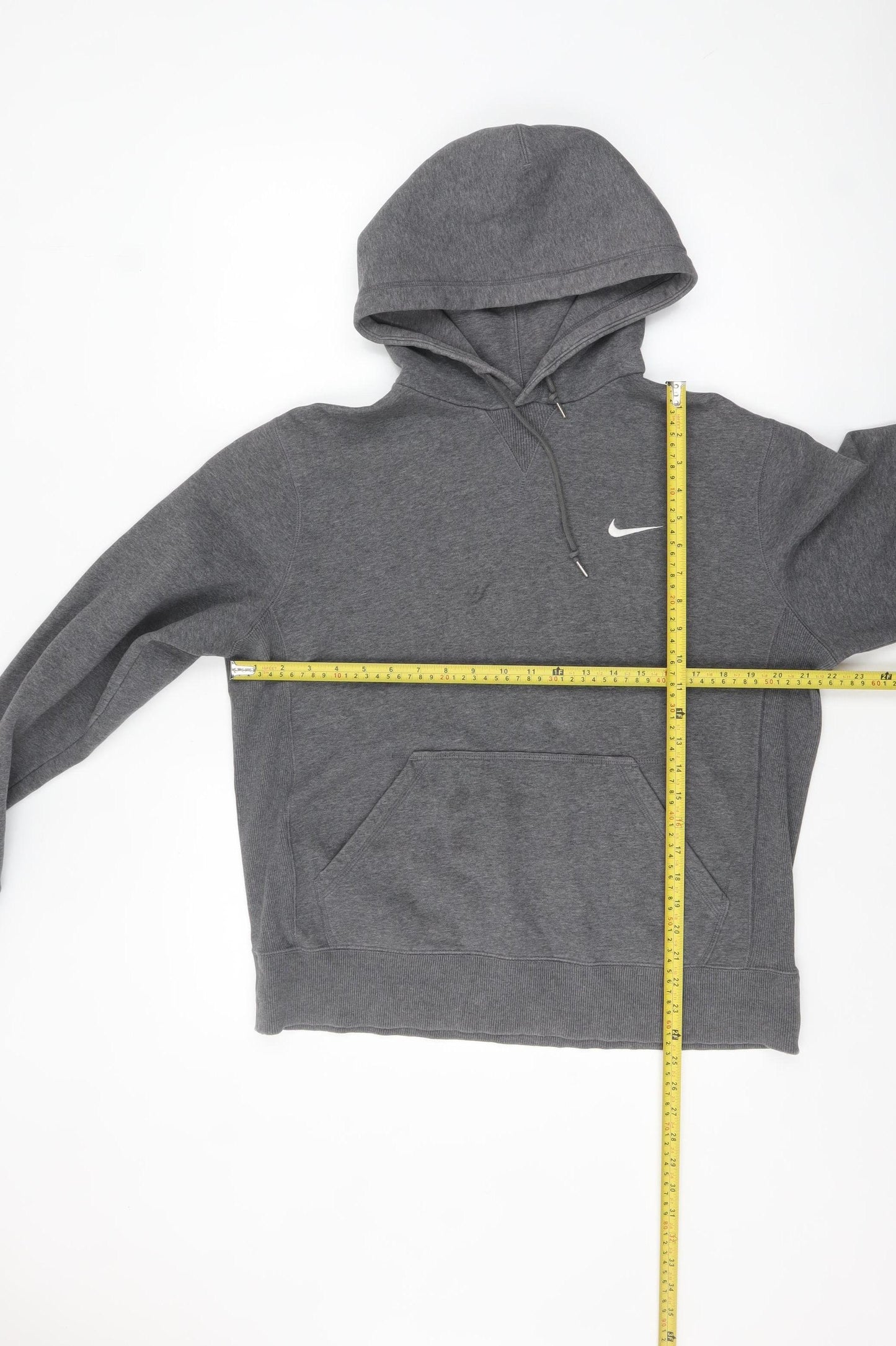 Nike Men's Grey Pullover Hoodie Medium Fleece Sportswear
