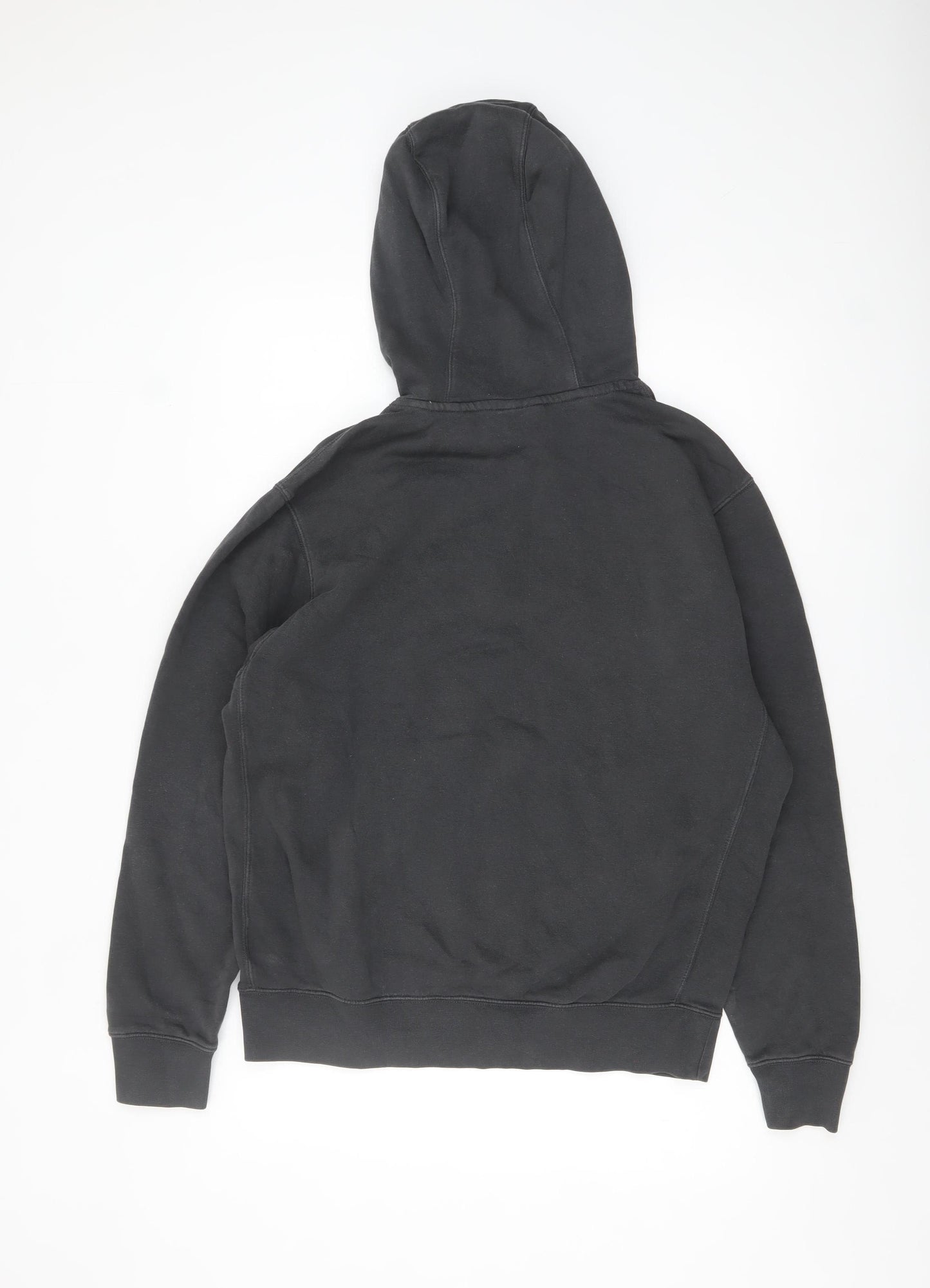 Nike Men's Black Pullover Hoodie M Fleece Logo Sportswear
