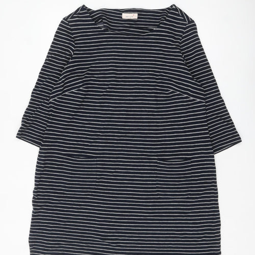 Marks and Spencer Women’s Blue Striped Shift Dress Size 22