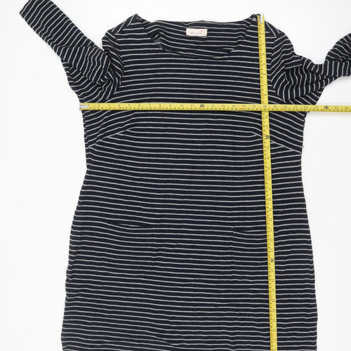 Marks and Spencer Women’s Blue Striped Shift Dress Size 22