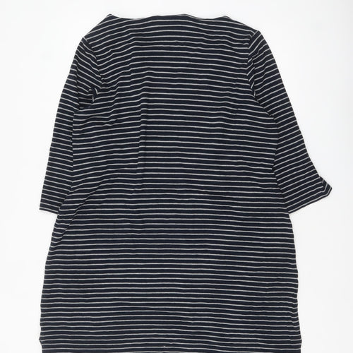 Marks and Spencer Women’s Blue Striped Shift Dress Size 22
