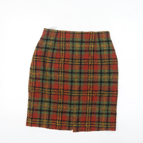 Marks and Spencer Women’s Multicoloured Wool Tweed Pencil Skirt UK 14