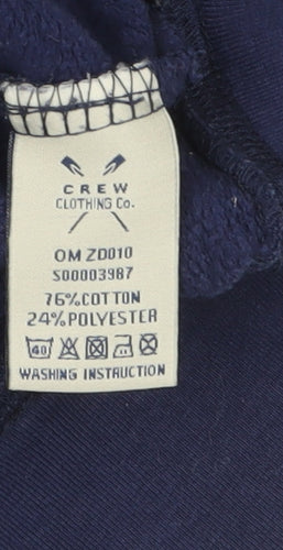 Crew Clothing Women’s Navy 1/4 Zip Pullover Sweatshirt Small