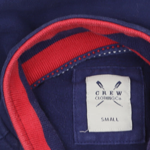Crew Clothing Women’s Navy 1/4 Zip Pullover Sweatshirt Small