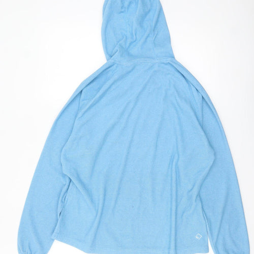 Regatta Great Outdoors Women's Blue Pullover Hoodie UK 16 Polyester