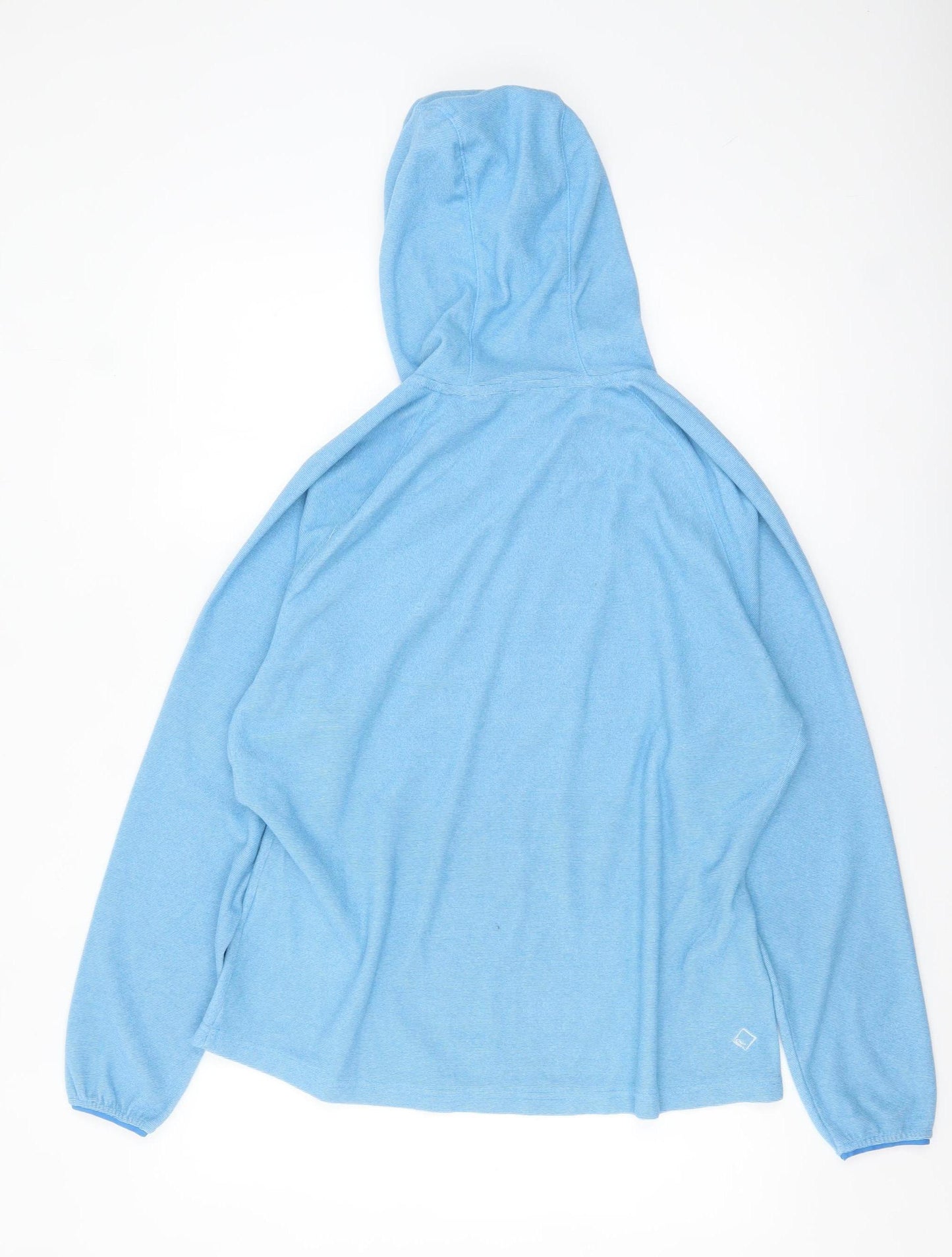 Regatta Great Outdoors Women's Blue Pullover Hoodie UK 16 Polyester