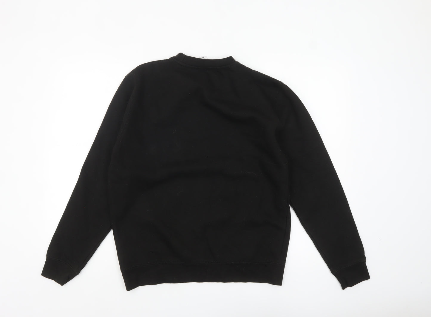 Peanuts Men’s Black Snoopy Christmas Pullover Sweatshirt Size M