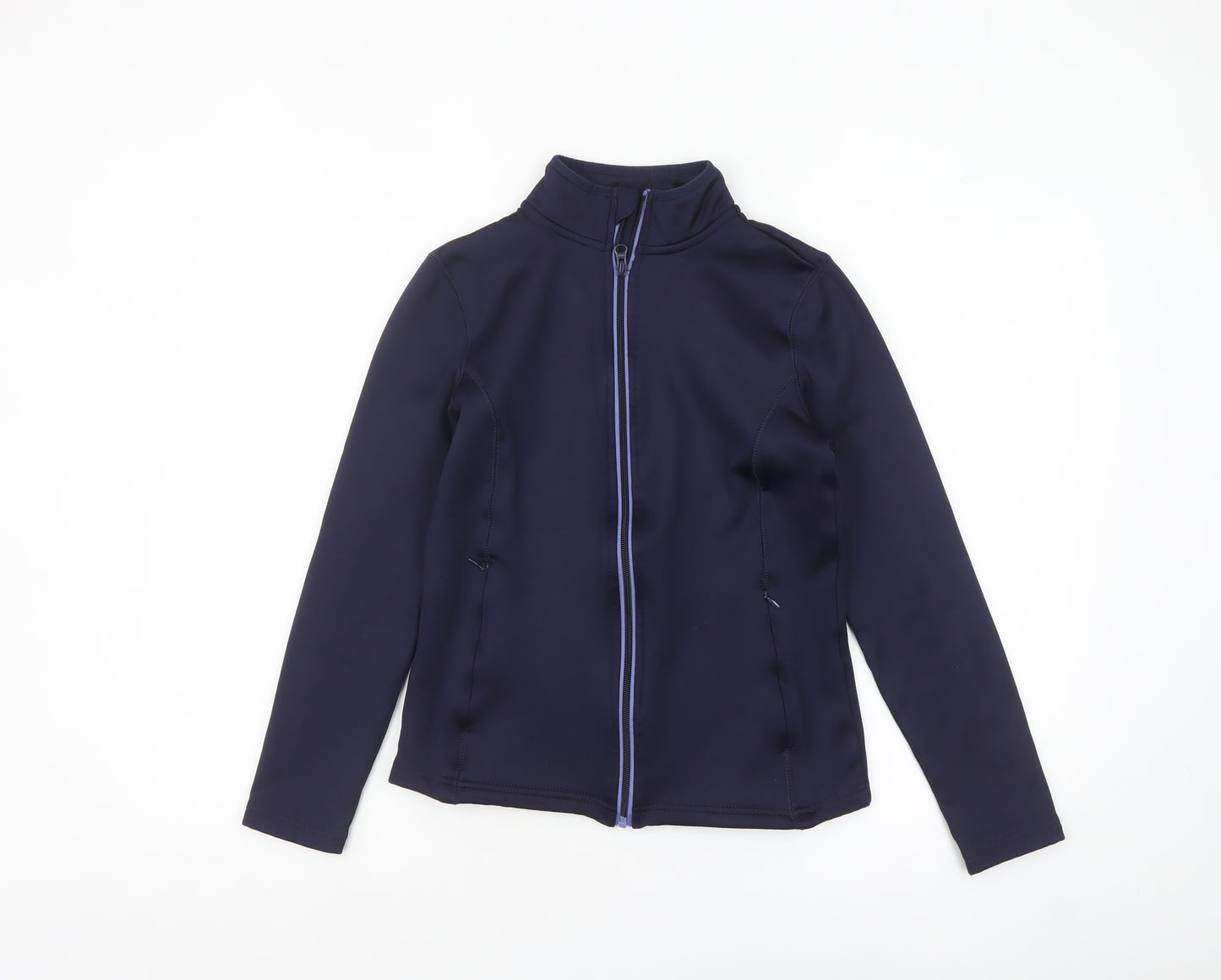 Crivit Women’s Blue Softshell Jacket Size 12 Lightweight Zip Style