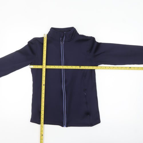 Crivit Women’s Blue Softshell Jacket Size 12 Lightweight Zip Style