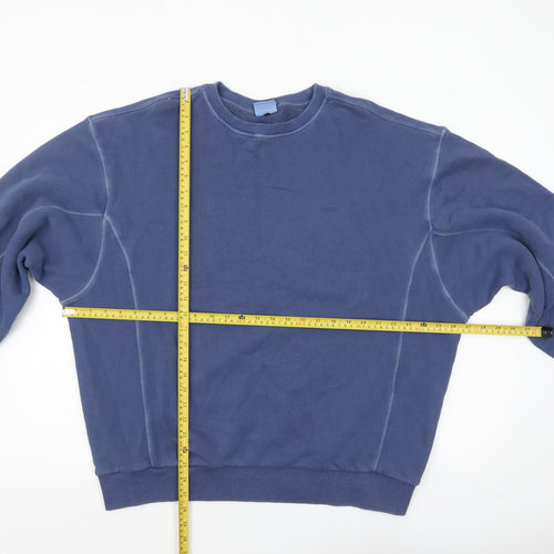 Gymshark Men's Blue XL Pullover Sweatshirt Crew Neck Fleece